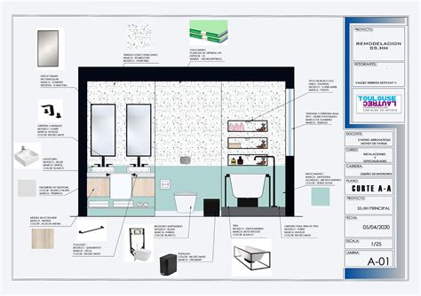 Plano De Interiorismo Interior Design Presentation Boards Interior
