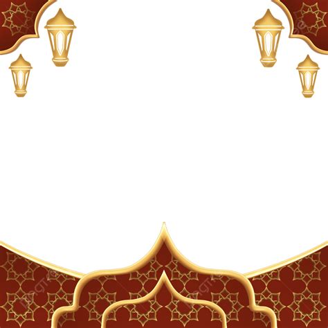 Luxury Islamic Frame Hd Transparent Luxury Islamic Golden Frame With