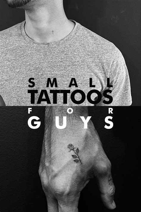 Little Tattoos — Small Tattoos For Guys To Sneak Onto Their Bodies