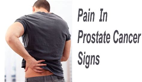Early Warning Signs Of Prostate Cancer