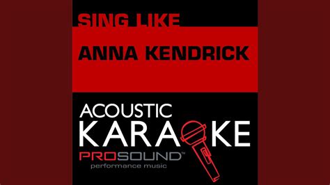 Cups When Im Gone Karaoke Instrumental Track In The Style Of Anna