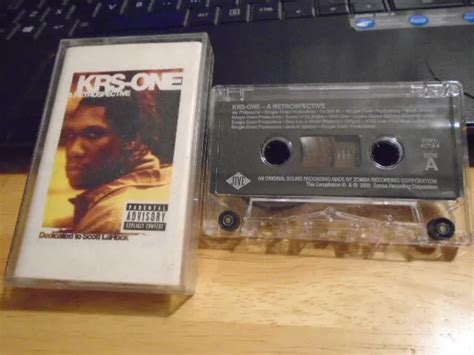 Rare Oop Krs One Cassette Tape Retrospective Hip Hop Boogie Down Productions Rap 1799 Picclick
