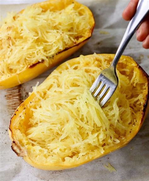 Oven Baked Spaghetti Squash With Video Cook At Home Mom