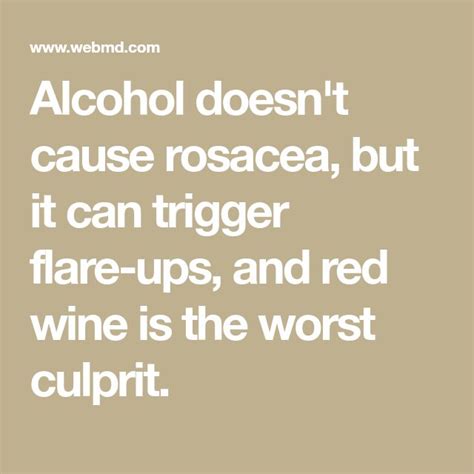 The Link Between Rosacea And Alcohol Rosacea Alcohol Skin Problems