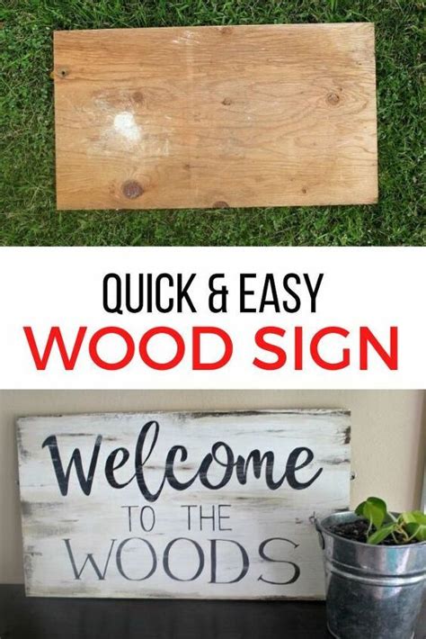 If You Love Farmhouse Then You Love Wood Signs Check Out How To Make