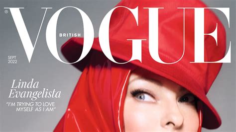Linda Evangelista Graces The Cover Of British Vogue With Help From Tape