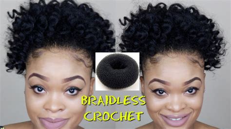 REMOVABLE BRAIDLESS CROCHET BRAIDS HIGH PUFF IN MINS FT JAMAICAN BOUNCE YouTube