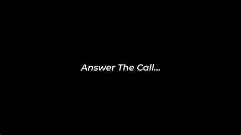 Answer The Call Youtube