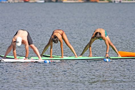 Stand Up Paddle Board Yoga And Free Racing Photos Paddle Board Yoga