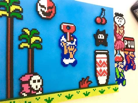 Choose Your Character With This Magnetic Super Mario Bros 2 Pixel Art