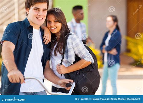 Teen Girlfriend Boyfriend Stock Image Image Of Close 31573165