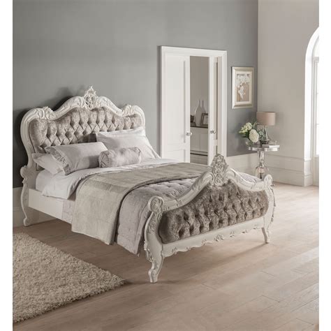Crushed Velvet Antique French Style Bed French Style Furniture Online