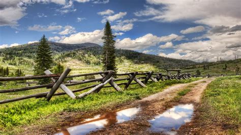 Beautiful Country Fence Wallpaper 1920x1080 29306