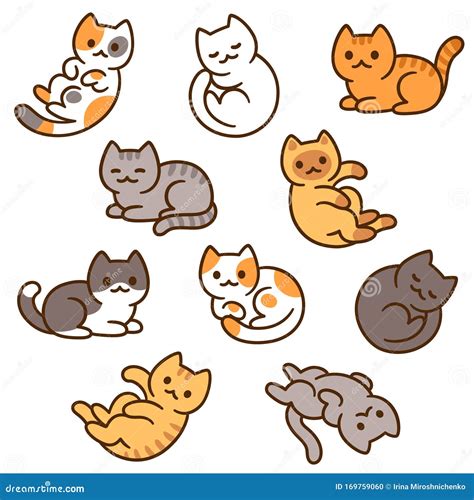 Cat Cartoons Illustrations And Vector Stock Images 735778 Pictures To Download From