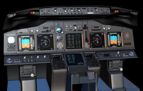 Boeing 737 Main Instrument Panel 3d Model Turbosquid 1234001