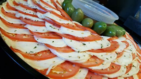 We had the most delicious yellow quarter or halve the larger size tomatoes and place them into a salad bowl. Our Beautiful Platters