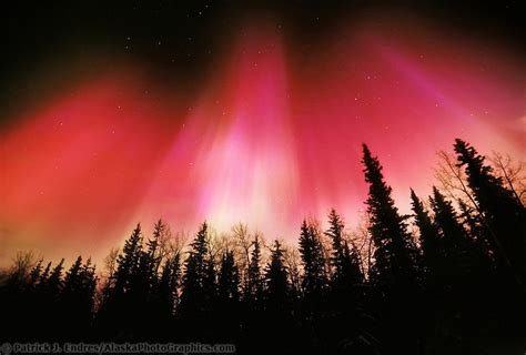 Rare Red Northern Lights Red Aurora