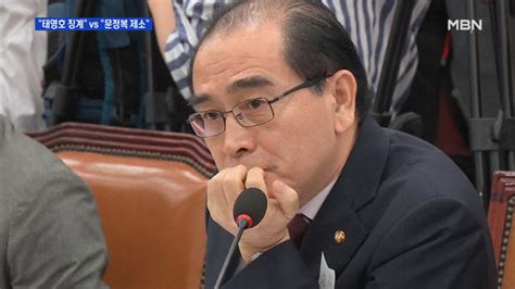 통합당은 오히려 태 의원을 '변절자'로 표현한 문정복 민주당 의원을 국회 윤리위에 제소하겠다며 맞섰습니다. '사상 전향' 요구 태영호 징계해야 vs '변절자' 지목 문정복 ...