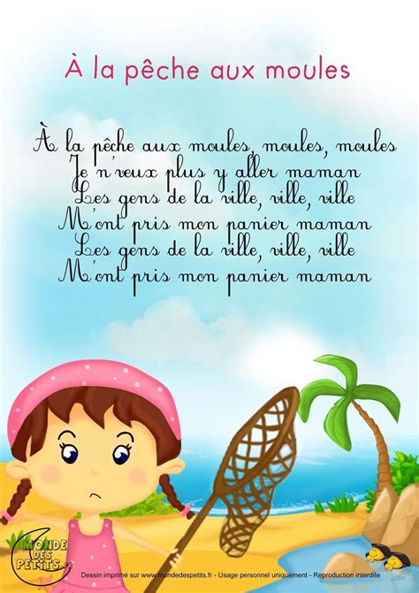 French Education Kids Education French Poems French Online French