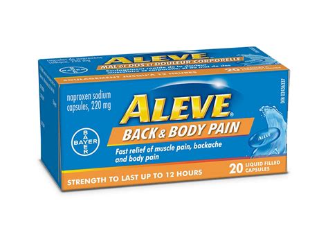 Aleve® Back And Body Pain Reliever Aleve® Canada