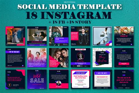 Provide Editable Social Media Templates In Canva By Nextofram Fiverr