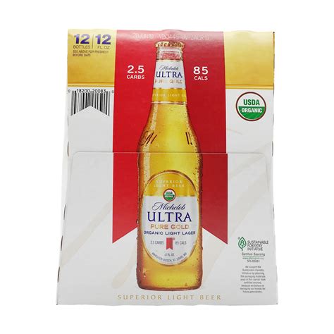 Michelob Ultra Pure Gold Light Beer 12 Fl Oz Wholefoods Market In