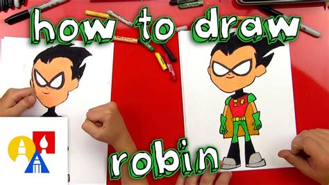How To Draw Robin From Teen Titans Go 55