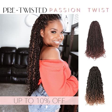 Tiana Passion Twist Hair Braids Bohemian Braided Hair Braid In Hair