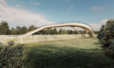 Network Rail Unveils New Circular Footbridge Design Scottish