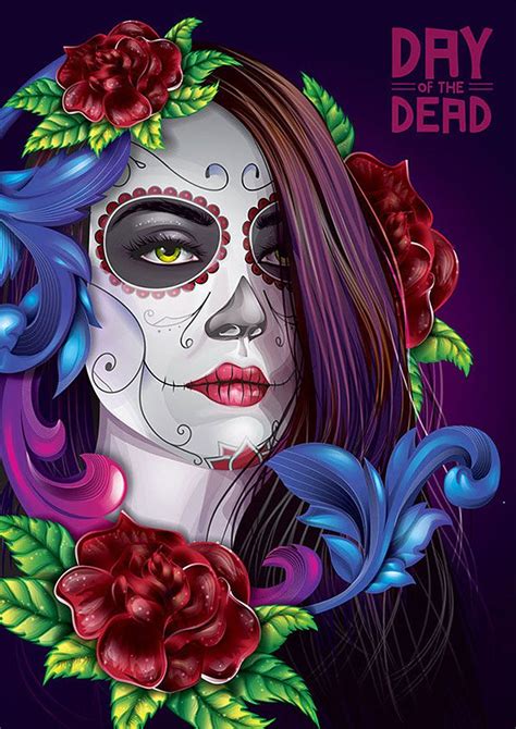 60 Beautiful Day Of The Dead Inspired Designs And Artworks Day Of The