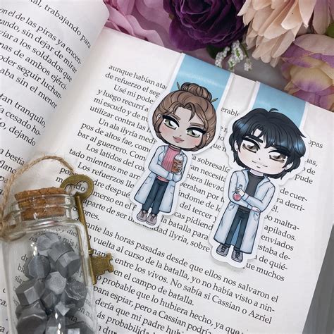 The Love Hypothesis Adam And Olive Magnetic Bookmarks Etsy
