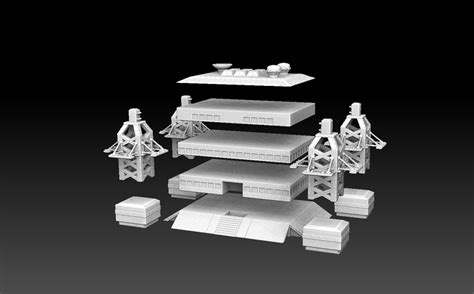 3d Printed Syndicate Buildings By Sharedogminiatures Pinshape