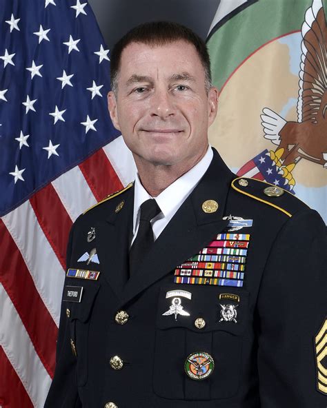 Command Sergeant Major William F Thetford Us Central Command Bio