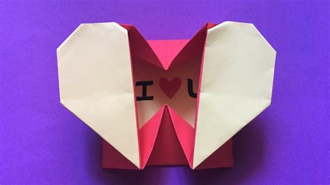 How To Make An Easy Origami Heart Box And Envelope Paperheart Box