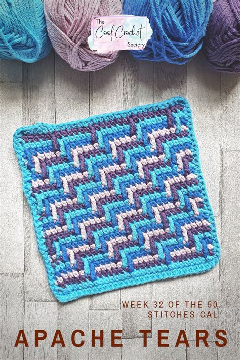 Isnt Apache Tears Just A Stunning Crochet Stitch This Is Our Featured