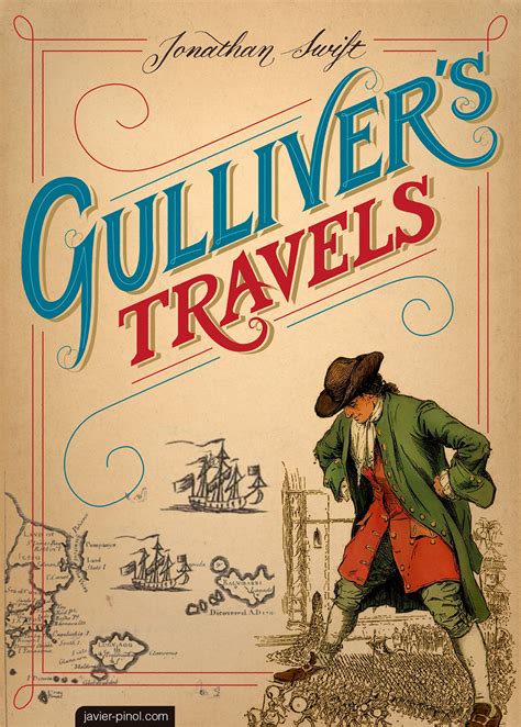 Gulliver's Travels book cover - Javier Piñol