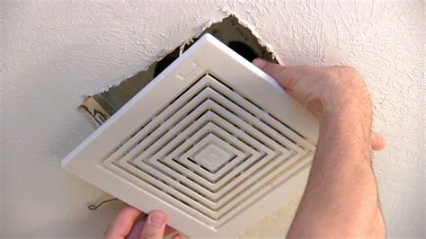How To Replace Or Repair A Bathroom Fan Youtube