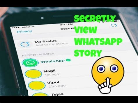 Before you send, share or play a video file via whatsapp on iphone, android, windows or mac, check if the video makes the cut. How To See WhatsApp Status Without Knowing Them | Secretly ...