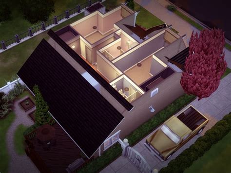 Melcastro91s Autumna No Cc Sims 4 Houses House Styles Open Plan