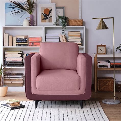 Buy Sofa Mojo 1 Seater Purple Color Sofa Sleepyhead