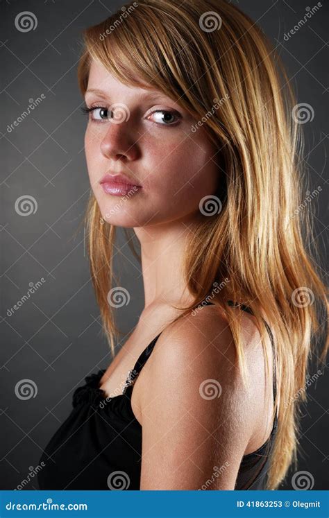 Natural Blonde Girl Stock Image Image Of Girl Teenage 41863253