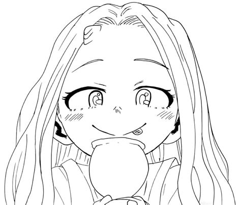 Adorable Eri Coloring Page Anime Coloring Pages