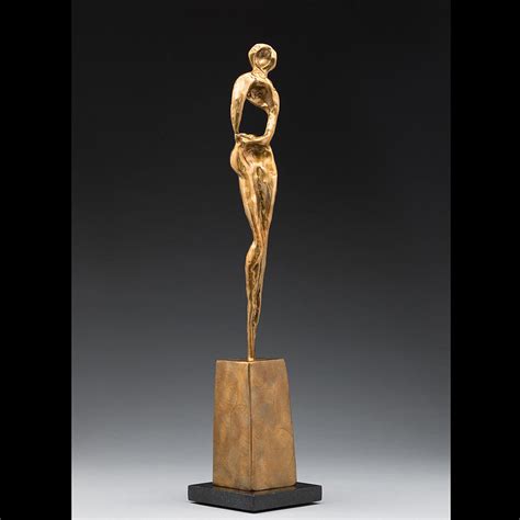 Modern Woman A Modern Bronze Female Form Sculpture