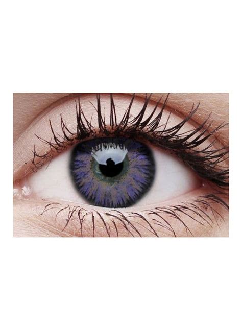 Violet Glamour Contact Lenses Adults Purple Fantasy Contacts