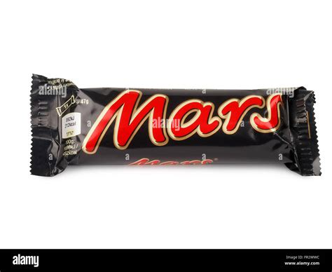 Mars Chocolate Bar Isolated On White Background Mars Bars Are Produced