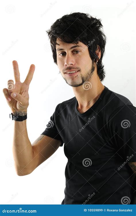 Cool Guy Isolated Stock Image Image Of Looking Handsome 10559899