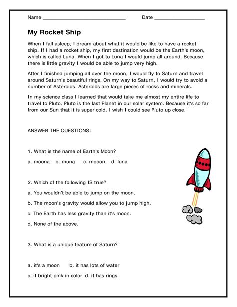 28 Free Reading Comprehension Worksheets For 1st Grade Photos