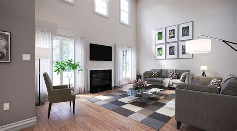 3d Interior Rendering Living Room Artistic Visions