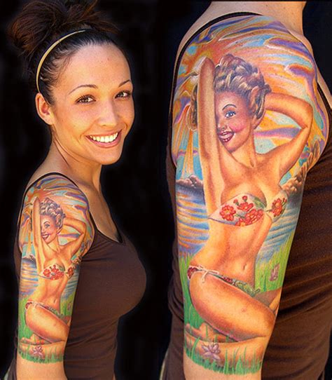 Pinup Tattoos Sexy Pin Up Women On Skin