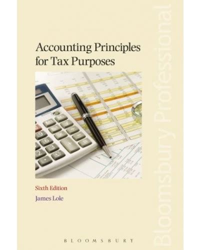 Accounting Principles For Tax Purposes 6th Edition Uk Taxation
